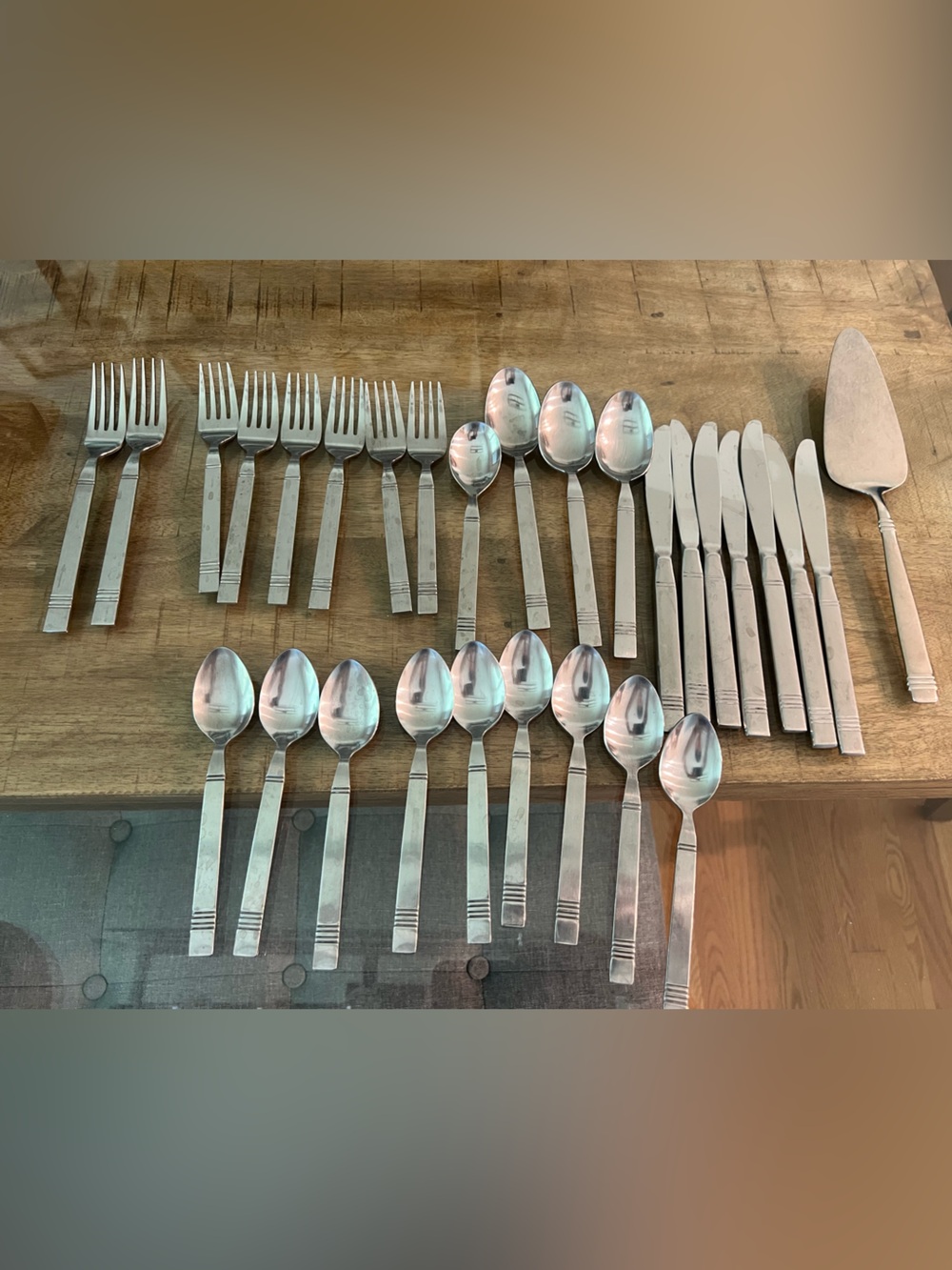 F B Rogers Stainless Steel Flatware Set - Japan silverware